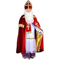 Sinterklaas kostuum velours stola met kruis compleet
