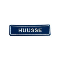 Embleem - Straatnaambordje Huusse Embleem - Straatnaambordje Huusse