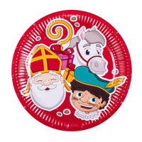 Sinterklaas Bordjes - Papier - 10 stuks - 18 cm