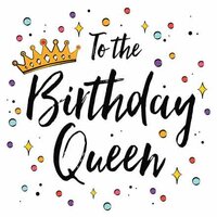 Wenskaart Verjaardag - Birthday Queen - Met Envelop
