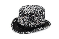 Hoge Hoed - Pailletten - Zilver