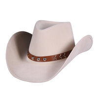 Cowboyhoed Ames - Volwassenen - Beige Cowboyhoed Ames - Volwassenen - Beige