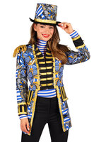 Thetru Carnavalsjas Dames - African Look Blauw-Wit Thetru Carnavalsjas Dames - African Look Blauw-Wit