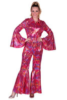 Catsuit Disco Roze - Jaren 80 & 90 - Dames
