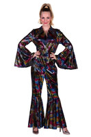 Catsuit Disco Zwart - Jaren 80 & 90 - Dames