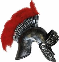 Romeinse Helm - Rode Pluim - Volwassenen