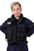 SWAT vest luxe met tekst SWAT Kinderen SWAT vest luxe met tekst SWAT Kinderen