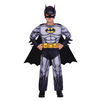 Batman Grijs Kostuum Gespierd - Kinderkostuum Batman Grijs Kostuum Gespierd - Kinderkostuum