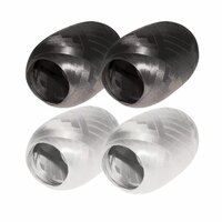 Lint wit en zwart set - 20 meter per rol Lint wit en zwart set - 20 meter per rol
