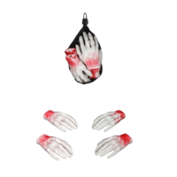 Afgehakte Handen met Bloed - 4 stuks Afgehakte Handen met Bloed - 4 stuks