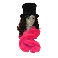 Happy Sjaal - Fuchsia- Pluche