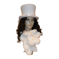 Happy Sjaal - Wit - Pluche