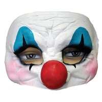 Clown Masker Halloween - Half Masker Happy Clown Clown Masker Halloween - Half Masker Happy Clown