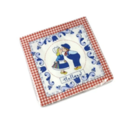 Servetten Kussend paar kleur