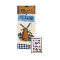 Souvenir Theedoek - Keukendoek Molen - Delftsblauw