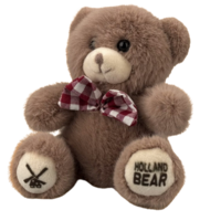 Knuffel Pluche Beer Holland - Bruin - 14 cm