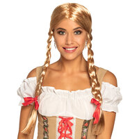 Dames Pruik Heidi - Oktoberfest Pruik