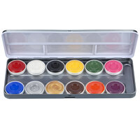 Superstar Waterschmink Palet - Bright - 12 kleuren Superstar Waterschmink Palet - Bright - 12 kleuren
