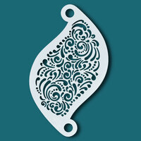 Schmink Sjabloon - Face en Body Painting - Curly Wurly