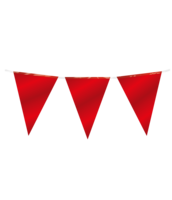 Vlaggenlijn Folie Rood - 10 meter