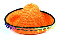 Sombrero Mexico Oranje Klein Sombrero Mexico Oranje Klein
