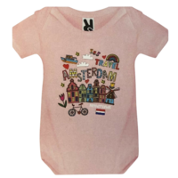 Romper - Amsterdam Travel - Roze - Baby's