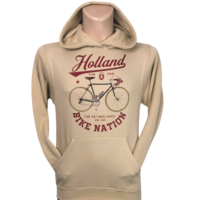 Hoodie Beige - Holland Bike Nation - Katoen - Volwassenen