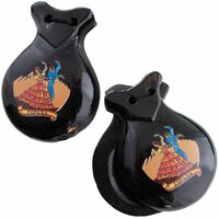 Castagnetten Set Zwart - 2 stuks
