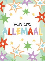 Verjaardagskaart XL - Van Ons Allemaal - Met Envelop Verjaardagskaart XL - Van Ons Allemaal - Met Envelop