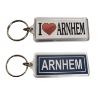 Souvenir Arnhem Sleutelhanger - Combinatie Arnhem en I Love Arnhem