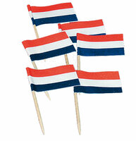 Cocktailprikkers Nederland - 24 stuks Cocktailprikkers Nederland - 24 stuks