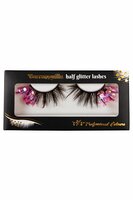 Wimpers - PXP Fluoriserend Roze Half Glitter Wimpers - Barranquilla Stijl Wimpers - PXP Fluoriserend Roze Half Glitter Wimpers - Barranquilla Stijl