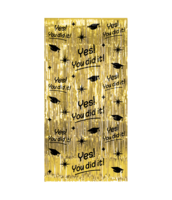 Deurgordijn Classy - Yes You Did It - Zwart-Goud