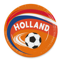 Bordjes Holland Oranje Voetbal - EK 2024 Bordjes - 8 stuks
