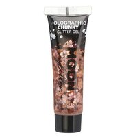 Moonglow - Chunky Gel Holografisch Glitters Tube Rosé Goud - 12 ml