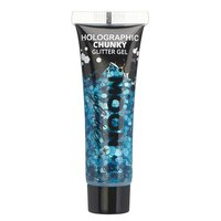 Moonglow - Chunky Gel Holografisch Glitters Tube Blauw - 12 ml