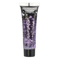 Moonglow - Chunky Gel Holografisch Glitters Tube Paars - 12 ml