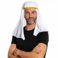 Sheik Kap Wit - 1001 Nacht - Arabisch Sheik - Midden-Oosten Sheik Kap Wit - 1001 Nacht - Arabisch Sheik - Midden-Oosten