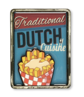 Koelkastmagneet - Magneet Holland 3D - Traditional Friet - Robin Ruth Magneet