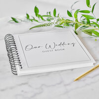 Ginger Ray - Guest Book - Black & White Ring Bound Guest Book Ginger Ray - Guest Book - Black & White Ring Bound Guest Book