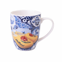Souvenir Mok - Beker Klompen - Delftsblauw