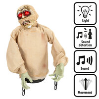 Schreeuwende Mummie - Halloween Decoratie - 62 cm