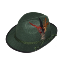 Tirolerhoed Oktoberfest - Kufstein Met Veertje - Donkergroen