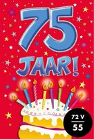 Verjaardagskaart - That Funny Age - 75 jaar B - met Envelop