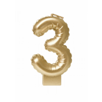 Cijferkaars - Goud - 3 Cijferkaars - Goud - 3