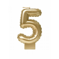 Cijferkaars - Goud - 5 Cijferkaars - Goud - 5