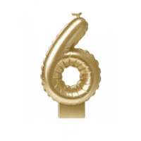 Cijferkaars - Goud - 6 Cijferkaars - Goud - 6