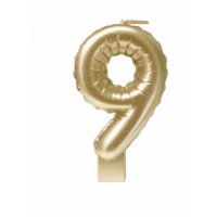 Cijferkaars - Goud - 9 Cijferkaars - Goud - 9