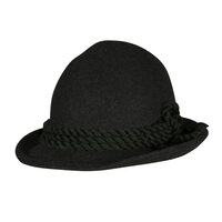 Tirolerhoed Oktoberfest - Munchen - Wolvilt - Zwart