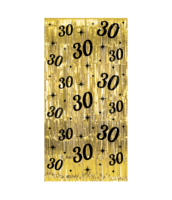 Deurgordijn Classy - 30 jaar - Zwart-Goud